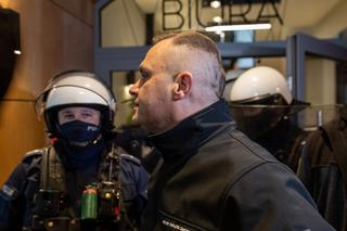 Protest górników pod biurem Morawieckiego w Katowicach. Związkowcy starli się z policją