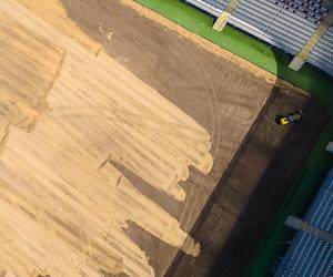 Stadion ŁKS-u będzie niczym Narodowy! Trwa wymiana murawy