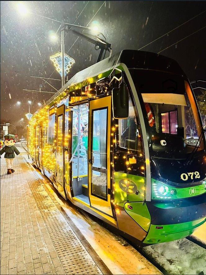 Świąteczny tramwaj w Elblągu będzie jeździł dłużej