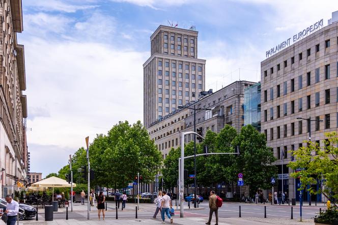 Prudential w Warszawie - zdjęcia. Gdy powstawał, był najwyższy w Polsce