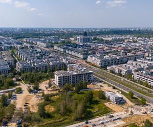 Miasteczko Wilanów w Warszawie. 