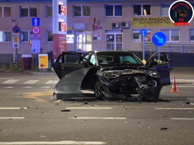 Kierowca audi wjechał w motocyklistę