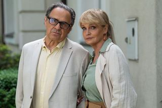 Barwy szczęścia odc. 3083. Małgorzata (Adrianna Biedrzyńska), Jerzy (Bronisław Wrocławski)