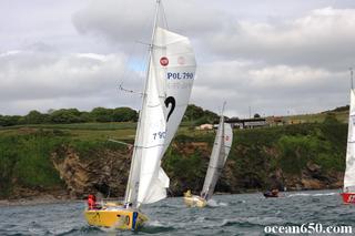 Radek Kowalczyk w Mini Fastnet 