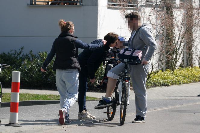 Premier na przejażdżce rowerowej