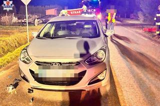 Mężczyzna leżał na drodze, najechał na niego samochód. 50-latek zginął na miejscu