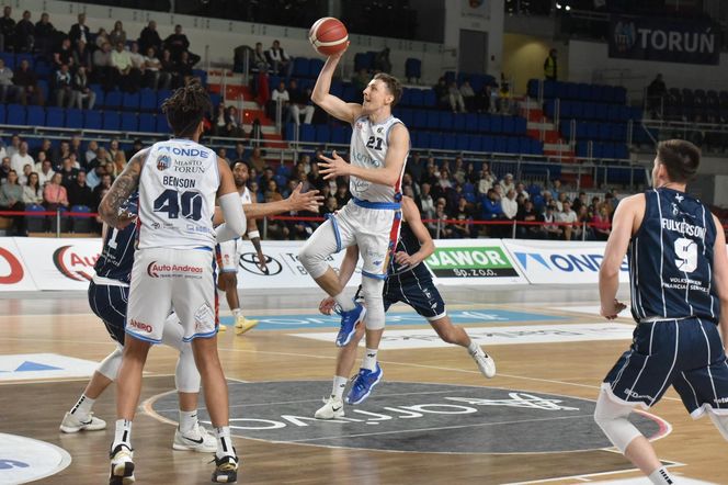 Arriva Polski Cukier Toruń - Dziki Warszawa 86:82, zdjęcia z pierwszego meczu fazy play-in
