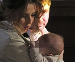 Daniel Martyniuk na chrzcinach syna