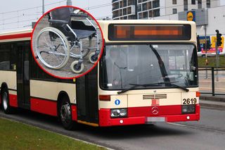 Radom: Wjechał wózkiem inwalidzkim w autobus! Szokujące ustalenia