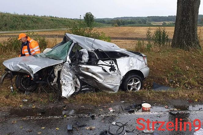 Wypadek pod Strzelinem