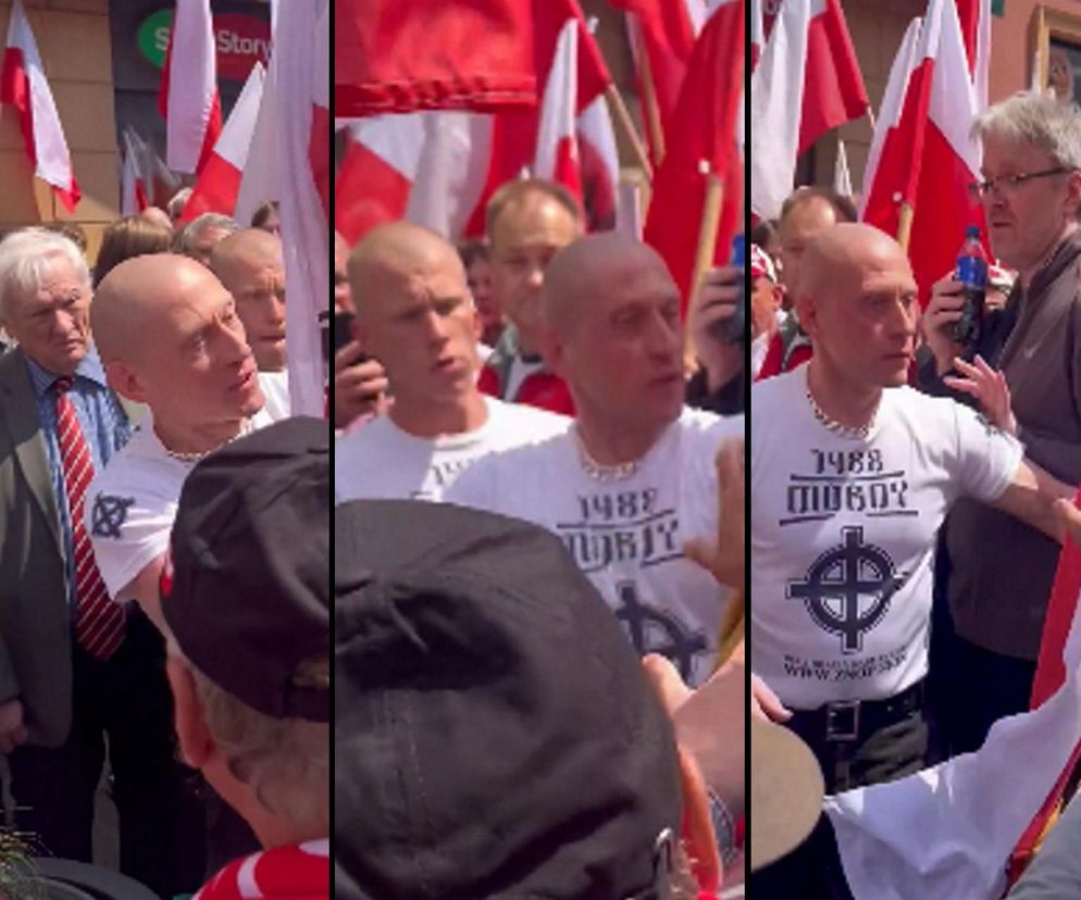Incydent w Warszawie. Faszyści na marszu! Doszło do szarpaniny