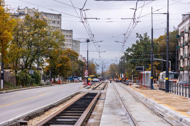 Budowa tramwaju do Wilanowa na kilka tygodni przed otwarciem