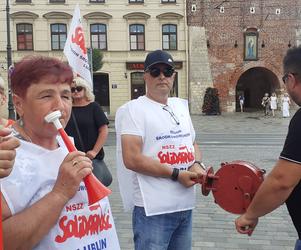 Pracownicy DPS-ów strajkowali w Lublinie [GALERIA]