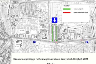 Zmiana organizacji ruchu na Wszystkich Świętych w Szczecinie