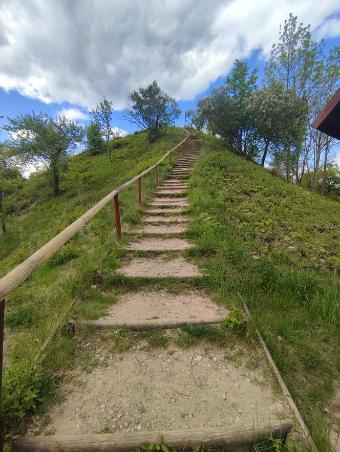 Góra Zamkowa w Mielniku - wejście