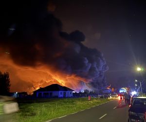 Warszawa. Pożar hal magazynowych w Kawęczynie [ZDJĘCIA]