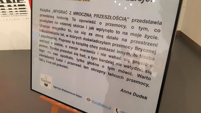 „Wygrać z mroczną przeszłością” - premiera książki Anny Dudek