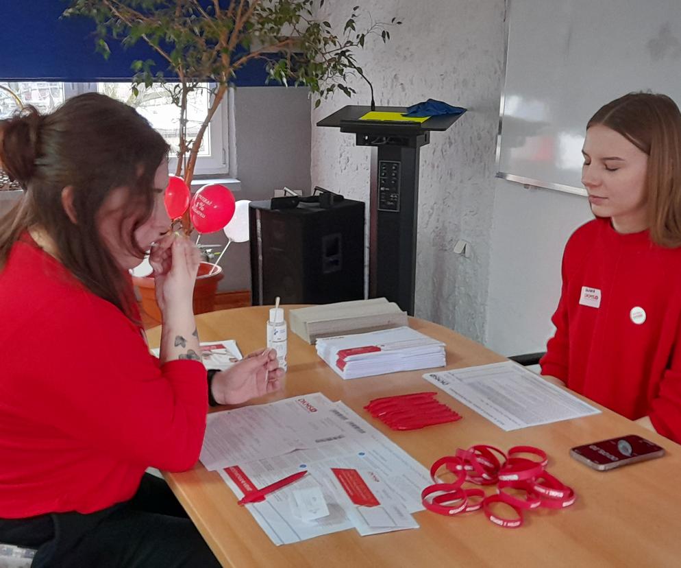 Akcja rejestracji potencjalnych dawców szpiku w CKZiU w Dąbrowie Górniczej