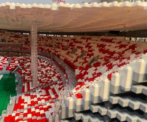 Stadion PGE Narodowy z klocków LEGO