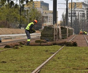 Tak budowano pierwszy etap trasy tramwajowej na Naramowice