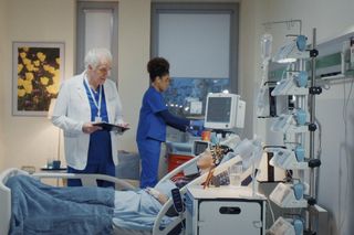 M jak miłość, odcinek 1840: Dorota (Iwona Rejzner), lekarz Doroty (Richard Berkley)