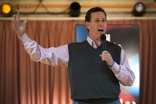 Prawybory: Santorum pokonał rywali w trzech stanach