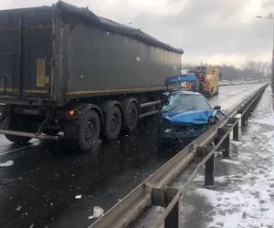 Okropny wypadek na DK 94 w Sosnowcu