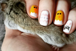 manicure na wielkanoc