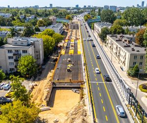 Remont wiaduktów Trasy Łazienkowskiej w Warszawie