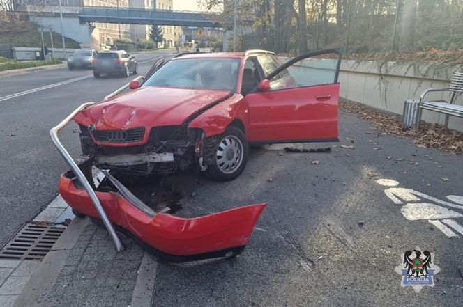 Wiózł córkę i uciekał przed policją 