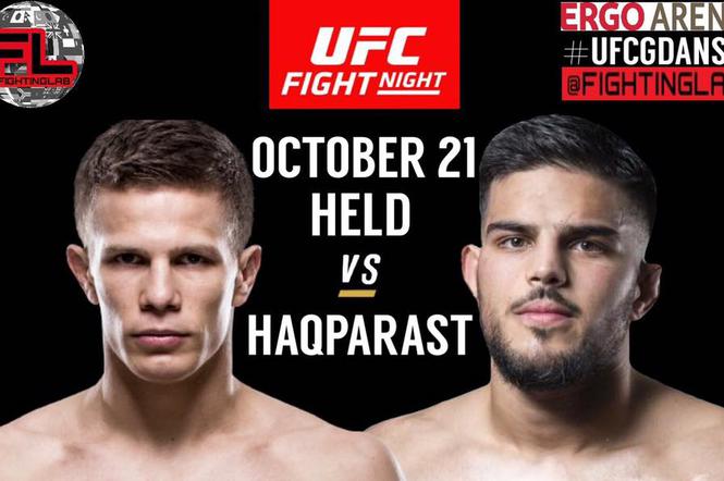 Marcin Held vs. Nasrat Haqparast na UFC FIGHT NIGHT