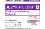 Matura język polski 2023 - arkusze PDF 2 (wypracownaie)