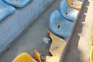 Sektor gości po meczu ZOOleszcz GKM Grudziądz - For Nature Solutions KS Apator Toruń