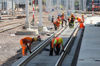 Prace budowlane na stacji Warszawa Zachodnia