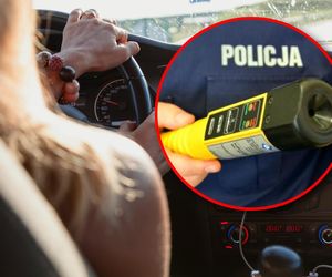 Pijana kobieta uciekała przed policją i rozbiła samochód. W aucie wiozła 4-letnią córeczkę