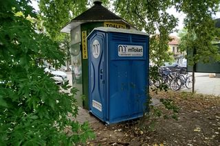 W Siedlcach ukradziono toaletę typu TOI TOI!
