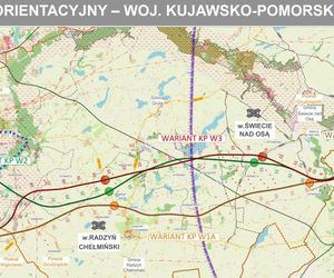 Nowa droga ekspresowa z Mazur do autostrady A1. Wybrano ostateczny wariant połączenia