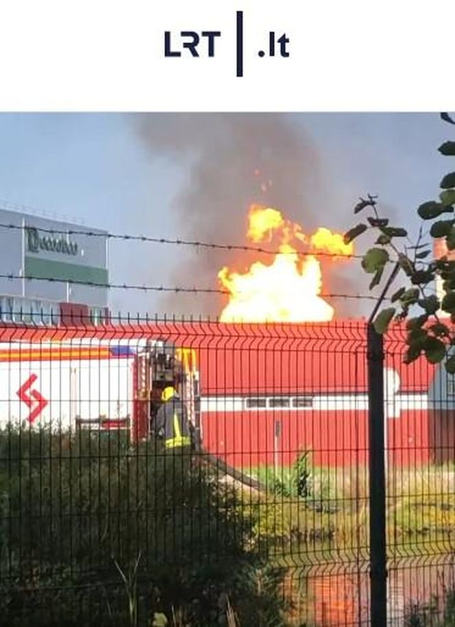 Pożar wagonów Orlenu