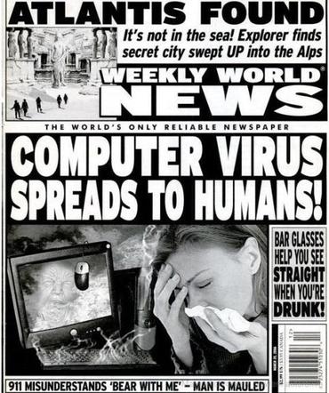 World Weekly News: Wirus komputerowy, którzy przenosi się na ludzi
