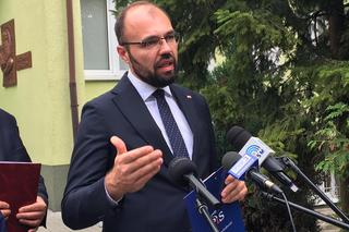 Konferencja prasowa Krzysztof Szczuckiego w Grudziądzu