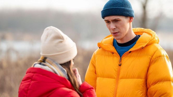 M jak miłość odc. 1861. Basia (Karina Woźniak), Michał (Igor Pawłowski)