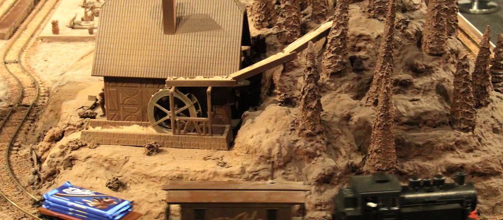 Czekoladowa Makieta Kolejowa w Stacji Muzeum