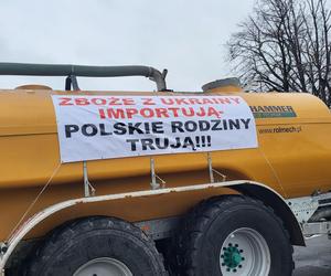 Protest rolników Zdany- Zbuczyn 