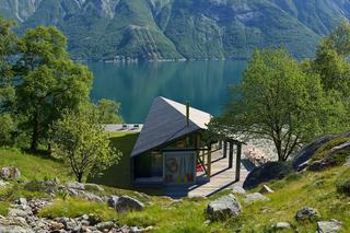 Gapahuk – norweski dom letniskowy projektu Snøhetta