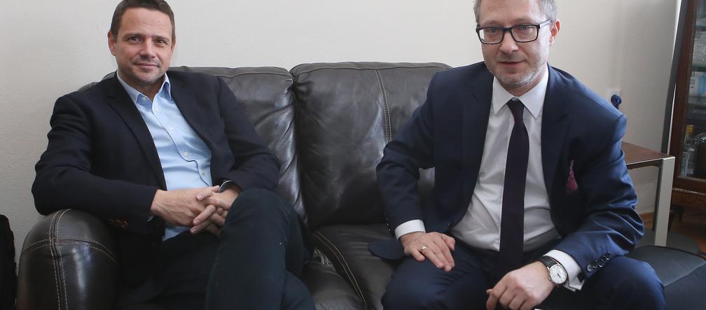 Z Rafałem Trzaskowskim rozmawiał Hbert Biskupski zastępca red. naczelnego Super Expressu i szef Super Biznesu