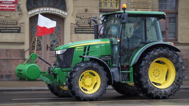 Strajk rolników w Bydgoszczy [ZDJĘIA]