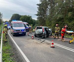 Tragiczny wypadek w Rogóżu. Jedna osoba nie żyje, kilka jest rannych [ZDJĘCIA]