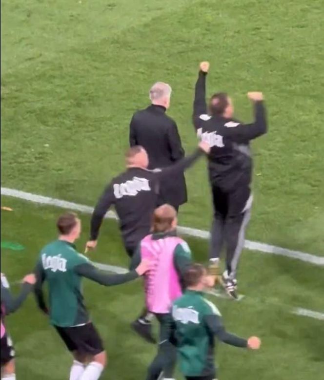 Edward Iordanescu w meczu Szachtar - Legia