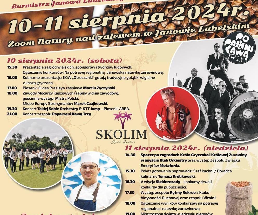  Festiwal Kaszy i Żurawiny „Gryczaki” 2024 - plakat wydarzenia