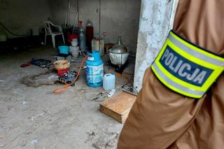 Potężne uderzenie w narkobiznes. Rozbili fabrykę białej śmierci w Otwocku